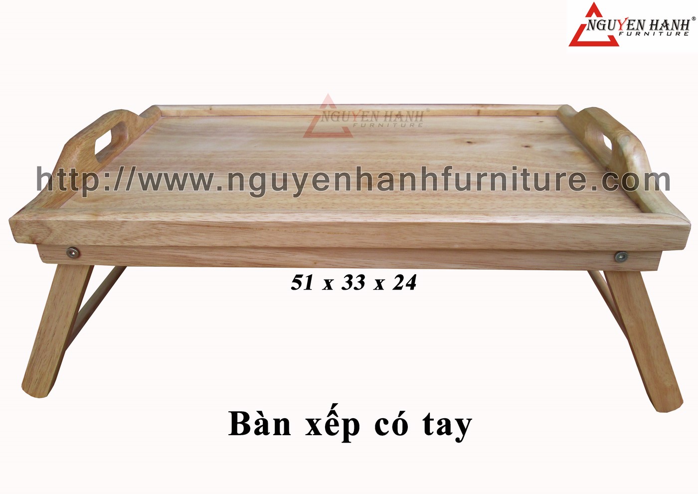 Name product: Tables tray (Natural) - Dimensions: 51 x 33 x 24 - Description: Wood natural rubber